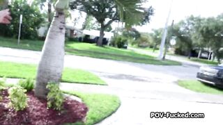 Prostituta coreana si fa sbattere outdoor