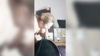 Lo sbocchino come un vero cazzo