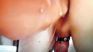 Doppio fisting con rosa che sboccia...