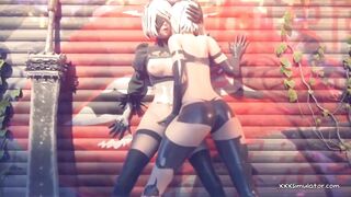 ► Nier Automata B2 Cartoon Anime Game Sex