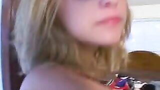 Puttana bionda scopa in strada