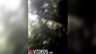 Bella scopata nella natura