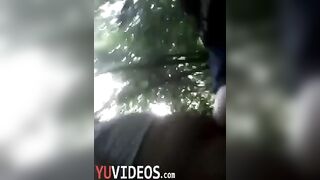 Bella scopata nella natura