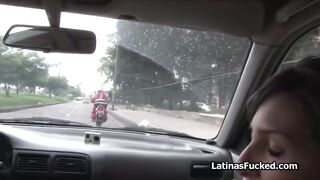 Scopata rilassante con giovane colombiana