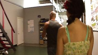 Alexa Nicole scopata da ragazzo calvo