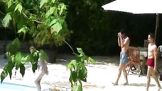 Vecchio maiale si sega e sborra