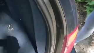 Belle Claire teen tettona in POV