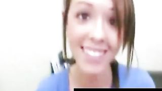 Pompino in POV da teen dilettante