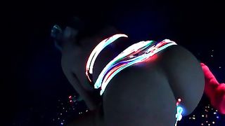 Samantha Saint in costume di Halloween