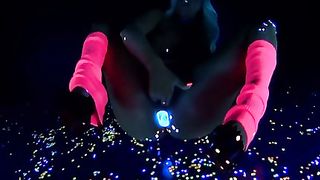 Samantha Saint in costume di Halloween