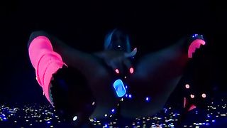 Samantha Saint in costume di Halloween