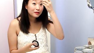 Calda studentessa asiatica incinta