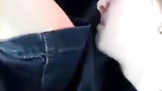 Puttana pagata per sesso in auto