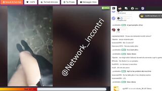 Sesso stream dall'auto con zoccola troia