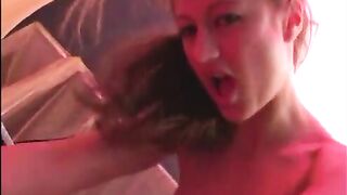 Vera puttanella scopa e gode col cliente reale