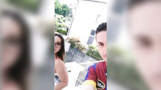 Puttaniere italiano si scopa una sua amichetta zoccola