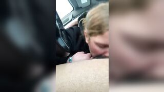 Troietta ingoia in auto