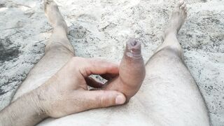 Pisciata in spiaggia