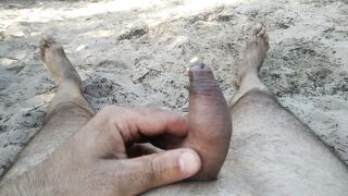 Pisciata in spiaggia