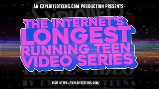 La diciottenne con un culo grasso sta girando il suo primo porno