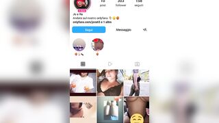 Diretta live con bella brunetta italiana