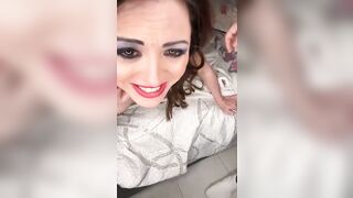 Pompino in diretta con il bull tatuato