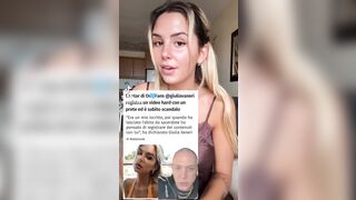 Anteprima del video: Giulia Vaneri su tiktok dopo aver scopato il prete