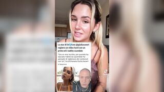 Giulia Vaneri su tiktok dopo aver scopato il prete