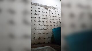 lei piscia nella toilette