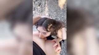 FIdanzatina Piemontese spompa e prende sborra