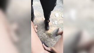 Sesso in diretta da parcheggio pubblico