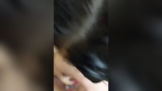 Carla da Bologna succhia e prende sborra