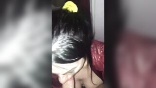 Alice di Genova pompino e sborrata in faccia