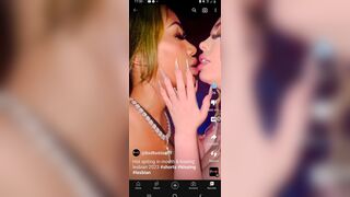 Zoccole si sputano in bocca