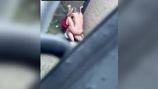 La prostituta scopa con il senegalese