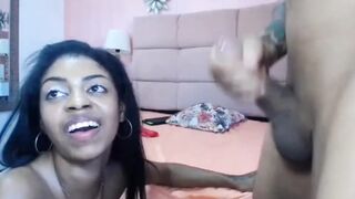 Mega sborrata su negretta