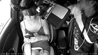 La DASHCAM nascosta riprende la prsotituta all'opera