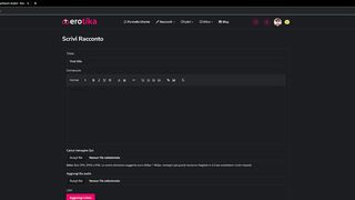Erotika - Pubblicazione di un racconto sul sito - Tutorial 3