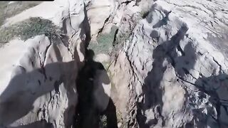 Troia bombata tra gli scogli