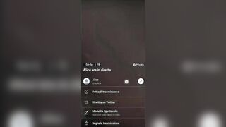 In diretta con la zoccola italiana di OF