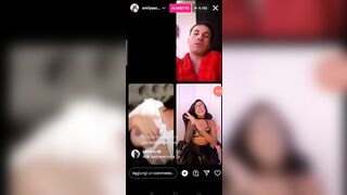 Anteprima del video: Sexworker italiane fanno la diretta con un cliente