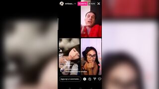 Sexworker italiane fanno la diretta con un cliente