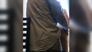 SCOPO MIA MOGLIE A PECORINA SUL BALCONE