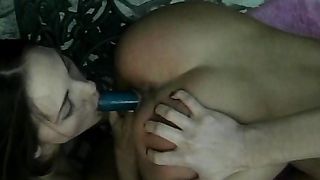 Calde babe lesbiche scopano outdoor