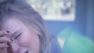 Teen bionda scopa con suo padre