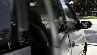 Bionda girl tedesca fa autostop