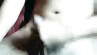 Shemale thailandese si masturba in cam