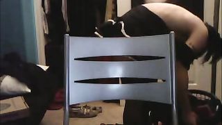 Giovane trans carina si masturba in webcam