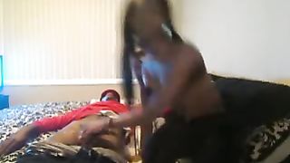 Trans ebony dal grosso culo nero