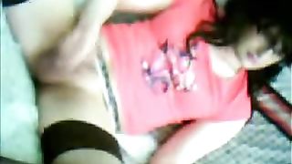 Emo trans teen bruna in webca